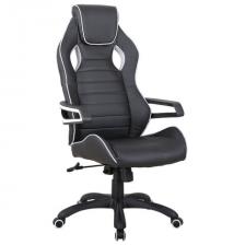 Кресло компьютерное BRABIX "Techno Pro GM-003", экокожа, черное/серое, вставки серые, 531814 Кресло компьютерное BRABIX "Techno Pro GM-003", экокожа, черное/серое, вставки серые, 531814