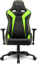 Игровое кресло Sharkoon Elbrus 3 Black/Green