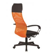 Кресло для руководителя Easy Chair 655 TTW оранжевое/черное (искусственная кожа/сетка/ткань, пластик) – фото 2