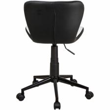 Эколайн Компьютерное кресло Бренд WX-970, экокожа, цвет белый/черный – фото 4