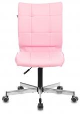 Офисная мебель Бюрократ CH-330M/LPINK (Office chair CH-330M l.pink Diamond 357 eco.leather cross metal) – фото 1