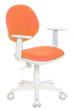 Офисная мебель Бюрократ CH-W356AXSN/15-75 (Children chair Ch-W356AXSN orange 15-75 cross plastic plastik белый)