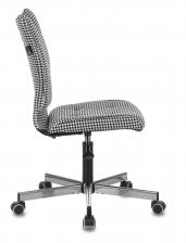 Офисная мебель Бюрократ CH-330M/GF (Office chair CH-330M black/white Morris гусин.лапка cross metal) – фото 2