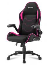 Компьютерное кресло Sharkoon Elbrus 1 Black-Pink