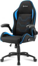 Игровое кресло Sharkoon Elbrus 1 Черно-синее