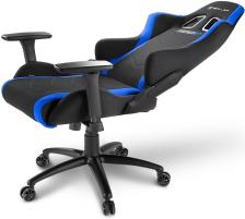 Игровое кресло Sharkoon Skiller SGS2 Черно-синее – фото 4