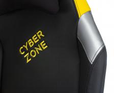 Офисная мебель Zombie HERO CYBERZONE PRO (Game chair HERO CYBERZONE PRO black/yellow eco.leather headrest cross plastic) – фото 1