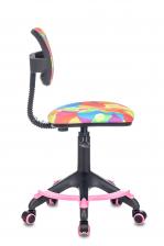 Офисная мебель Бюрократ CH-299-F/ABSTRACT (Children chair CH-299-F multicolor абстракция mesh/fabric cross plastic footrest) – фото 2