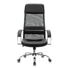 Кресло для руководителя Бюрократ CH-608SL черное (искусственная кожа/сетка/ткань, металл) – фото 1