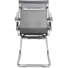 Кресло руководителя Бюрократ CH-993-Low/M01 низкая спинка черный сетка M01 (полозья хром) – фото 3