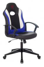 Офисная мебель Zombie 11 BLUE (Game chair 11 black/blue textile/eco.leather cross plastic)