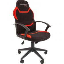 Кресло игровое Chairman Game 9 красное/черное (ткань, пластик)