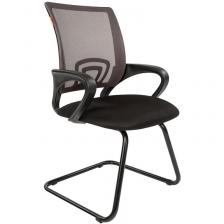Конференц-кресло Chairman 696 V серое/черное (сетка/ткань, металл черный)