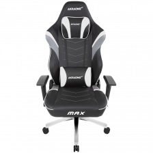 Кресло для геймера AKRacing MAX черно-белое – фото 2