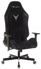 Офисная мебель N1 BLACK (Game chair Knight N1 Fabric black Light-20 headrest cross metal) – фото 1