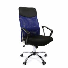 Офисное кресло Chairman 610 15-21 черный + TW синий