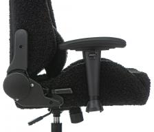 Офисная мебель T1 BLACK (Game chair Knight T1 black ecomech headrest cross metal) – фото 3