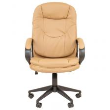 Кресло для руководителя Easy Chair 695 TPU бежевое (экокожа, пластик) – фото 1