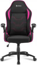Игровое кресло Sharkoon Elbrus 1 Черно-розовое – фото 1