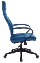 Офисная мебель Бюрократ CH-608/FABRIC-DBLUE (Office chair CH-608Fabric dark blue Velvet 29 cross plastic) – фото 2