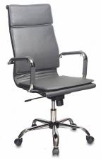 Офисная мебель Бюрократ CH-993/GREY (Office chair CH-993 grey eco.leather cross metal хром)