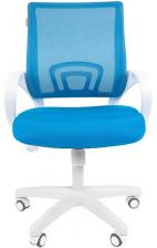 Кресло Chairman 696 белый пластик TW голубой (00-07022785)