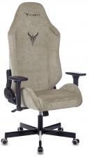 Офисная мебель N1 BEIGE (Game chair Knight N1 Fabric beige Light-21 headrest cross metal) – фото 1