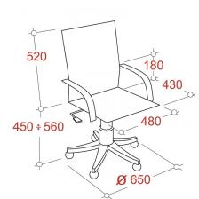 Кресло для руководителя Easy Chair 563 TPU черное (искусственная кожа, металл) – фото 3