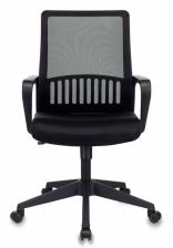 Офисная мебель Бюрократ MC-201/TW-11 (Office chair MC-201 black TW-01 TW-11 mesh/fabric cross plastic) – фото 1