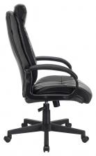Офисная мебель Бюрократ CH-824B/LBLACK (Office chair CH-824 black eco.leather cross plastic) – фото 2