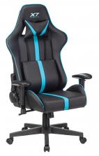 Офисная мебель A4Tech X7 GG-1200 (Game chair X7 GG-1200 black/blue artificial leather cross plastic)