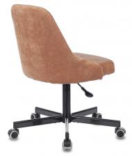 Офисная мебель Бюрократ CH-340M/VELV90 (Office chair CH-340M light brown Velvet 90 cross metal) – фото 3
