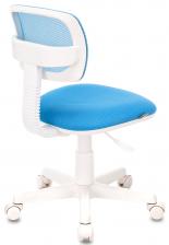 Офисная мебель Бюрократ CH-W299/LB/TW-55 (Children chair CH-W299 blue TW-31 TW-55 cross plastic plastik белый) – фото 3
