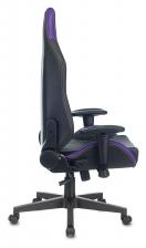 Офисная мебель Zombie HERO JOKER PRO (Game chair HERO JOKER PRO black/purple eco.leather headrest cross plastic) – фото 4