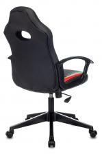 Офисная мебель Zombie 11 RED (Game chair 11 black/red textile/eco.leather cross plastic) – фото 3