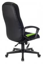 Офисная мебель Zombie 9 GREEN (Game chair 9 black/l.green textile/eco.leather cross plastic) – фото 4