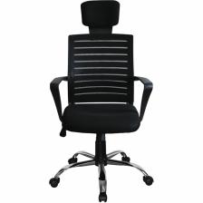 Кресло для руководителя BRABIX Victory MG-016, ткань, сетка, черное – фото 1
