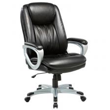 Кресло для руководителя Easy Chair 583 TR черное (рециклированная кожа, пластик)