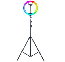 Кольцевая лампа на штативе RGB 26 см – фото 1