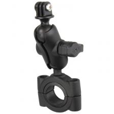 RAM-B-408-112-15-A-GOP1U мото крепление RAM® Torque™ для GoPro на руль 28-38 мм, муфта 60 мм, шары 25 мм(1") RAM-B-408-112-15-A-GOP1U мото крепление RAM® Torque™ для GoPro на руль 28-38 мм, муфта 60 мм, шары 25 мм(1")