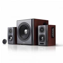 Акустическая система Колонки Bluetooth EDIFIER S350DB, 2.1, коричневый/ орех [s350db brown] S350DB BROWN