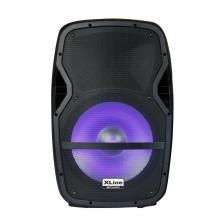 XLine PRA-15 LIGHT Акустическая система активная, 150 Вт RMS, MP3/FM плеер, LED подсветка