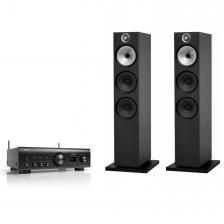 B&W Denon PMA-900HNE + Bowers & Wilkins 603 S2 Black