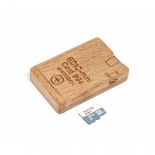 Цифровой диктофон Edic-mini Card В94w, Светлый орех
