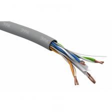 U-4-PVC-6 Кабель витая пара ЭРА U/UTP 4x2x23 AWG Cat 6 CU PVC 305 метров, цена за 1 шт
