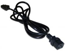 Прочие компоненты СКС LANMASTER Шнур питания C19-C20, 3х1.5, 220В, 16А, черный, 2 метра [LAN-PP19/20-2.0-BK]