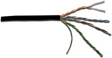 LANMASTER Кабель U/UTP, 4 пары, Кат. 5E, 350 МГц, LSZH, нг(А)-HF, черный, 305 м [LAN-5EUTP-HFLT-BK]