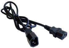 Прочие компоненты СКС LANMASTER Шнур питания C13-C14, 3х0.75, 220В, 10А, черный, 1.8 метра [LAN-PP13/14-1.8-BK]