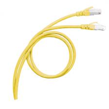 Legrand (Легранд) Коммутационный шнур RJ 45 - категория 6а - S/FTP - PVC -экранированный - 1 м - желтый 051780