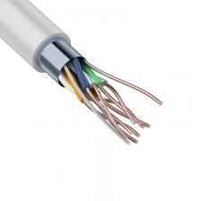 Кабель витая пара F/UTP, CAT 5e, PVC, 4PR, 24AWG, INDOOR, SOLID, серый, 305м, REXANT, цена за 1 бухта